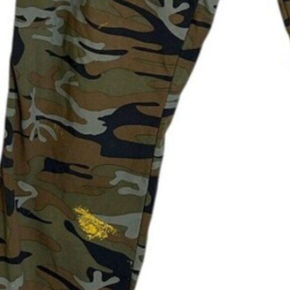 Wrangler Camo Utility Pants 36x30 Distressed Gorpcore Hunting Streetwear Rocker - Picture 6 of 9